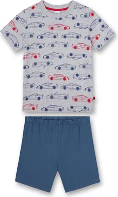 Produktbild von Sanetta Jungen-Schlafanzug kurz graumelange Auto 140