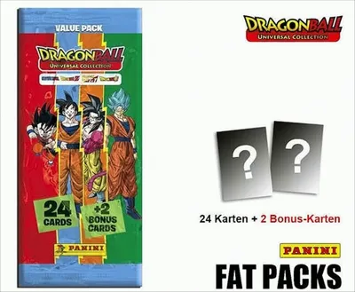 Produktbild von Dragonball Universal Collection Cards Fat-Packs