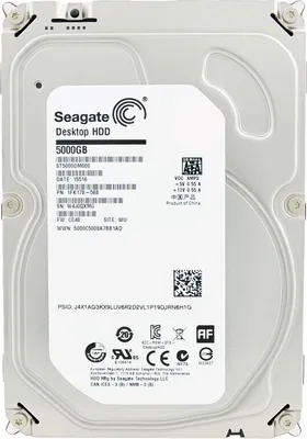 Image de Seagate ST5000DM000 Disque dur de bureau 5TB 5900RPM SATA 6GB/s 128MB Cache