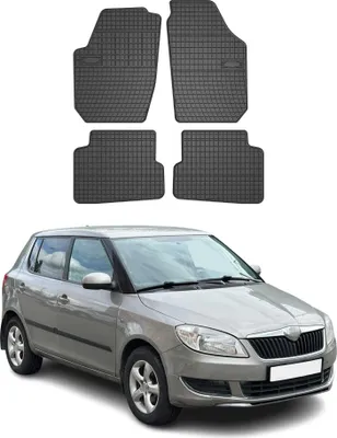 Produktbild von 2006-2014 Skoda Fabia Fußmatten Gummi Schwarz 4 tlg
