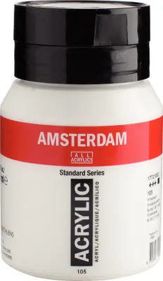 Obrázok produktu pre Amsterdam | Akrylová farba 500ml titánová biela