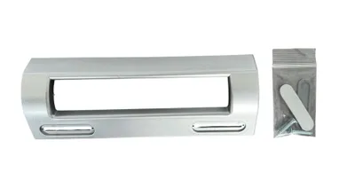 Produktbild von Türgriff, Griff silber Universal für Kühlschrank, Gefrierschrank LxTxB 196x72x24mm