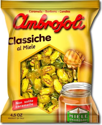 Produktbild von Classiche al Miele 130g Bonbons - Ambrosoli