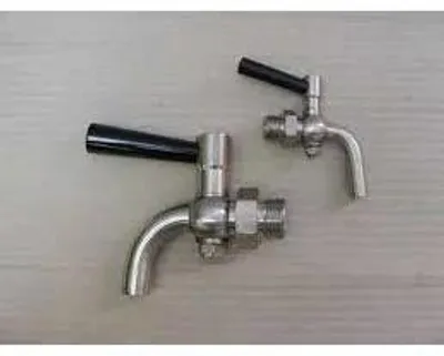 Immagine prodotto di JLSO Rubinetto di scarico PRB-15-VA, R 1/2", acciaio inossidabile 1.4571, PTFE, trattabile a fiamma, 1 pz.