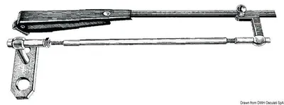 Productafbeelding van Parallellogrammechanisme voor ruitenwisser, 381/432 mm - Osculati 19.152.45