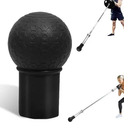 Produktbild von Landminen-Hantelhalterung, 50 mm - Robustes Gummi - Rutschfeste Basis - Ideal für Krafttraining