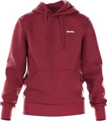 Produktbild von Björn Borg - Herren - Borg Essential 4 Hoodie - Rot - Gr. S