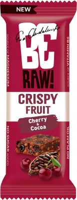 Obrázok produktu pre BeRAW Čerešňovo-kakaová tyčinka 40 g – ovocná a chrumkavá