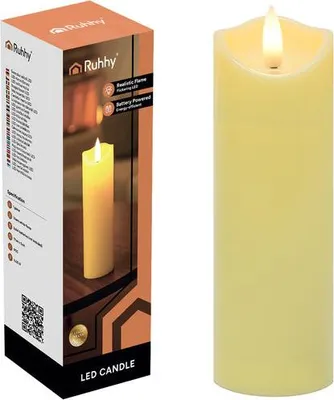 Produktbild von LED-Kerzeneinsatz, flackernde Flamme, 17 x 5 cm, 1 Stück