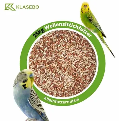 Immagine prodotto di Mangime per parrocchetti 25kg, cibo per cocorite, mangime per uccelli, alimento per cocorite