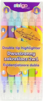 Produktbild von STRIGO 2-in-1-Marker, doppelseitig, 12 Farben