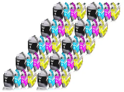Produktbild von 40er Pack Druckerpatronen LC3219 LC3219XL kompatibel mit MFC-J5730 J5730DW