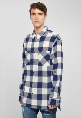 Zdjęcie produktu dla Urban Classics - Długa koszulka oversize w kratę - 3XL