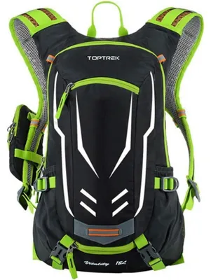 Productafbeelding van Fietsrugzak 18L, drinkrugzak, regenbescherming, mountainbike, groen
