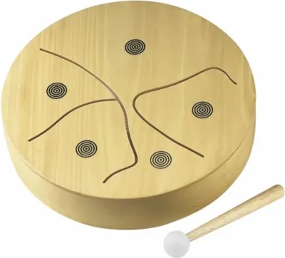 Immagine prodotto di Gioco Montessori Strumento musicale tamburo di legno, Egmont Toys