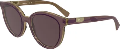 Produktbild von Longchamp LO773S Glitter purple 52/19/140 Damen Sonnenbrillen