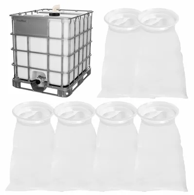 Imagen del producto de Filtro IBC de nylon, paquete de 6 unidades, lavable, para depósitos de agua de lluvia y tinas de barro