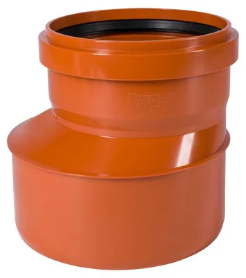Obrázok produktu pre Redukcia nesúosá kanalizačná PVC Osma KGR, DN 315 x 250, oranžová
