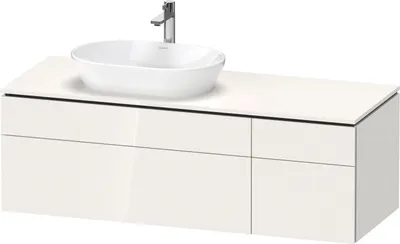 Produktbild von DURAVIT LC4877022220000 Konsolen-WTU wh. L-Cube 550x1400x482m
