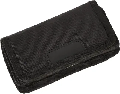 Produktbild von Nylon Gürteltasche, Handyhalter mit Clip für iPhone 14/13 Mini & Samsung Galaxy S23, Schwarz