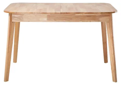 Image de CALICOSY - Table à manger extensible de 120 à 160 cm en bois massif - SOLINE