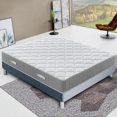Image de Matelas 140x190 cm, à mémoire de forme, Épaisseur 30 cm,  Orthopédique et indéformable 5 cm de mémoire de forme , Rigidité H2, 100 % fabriqué en Italie
