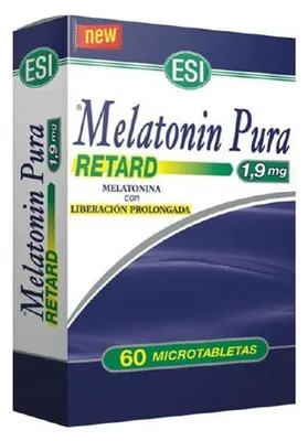 Immagine prodotto di Trepatdiet Melatonina Retard Pura 1,9 Mg 60 Compresse