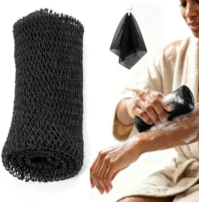 Produktbild von Afrikanischer Netzschwamm, Peeling-Netzschwamm, Schwarz
