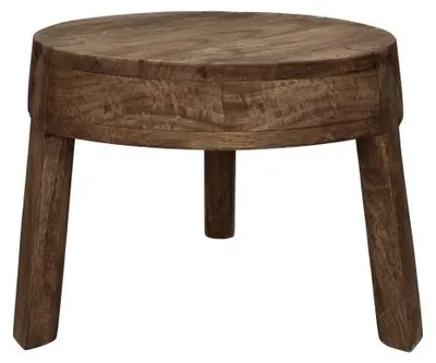 Obrázok produktu pre Pomax, príkonový stolík, hnedý, priemer 38 cm, výška 31 cm