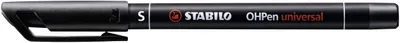 Obrázek produktu pro STABILO OHPen, Černá, Černá, Plast, 0,4 mm, CE, 71 mm