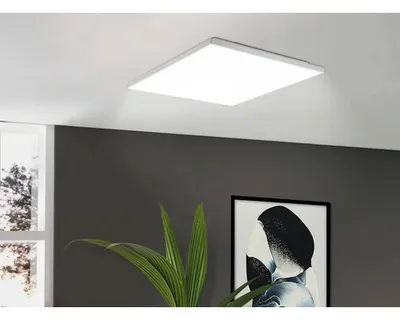 Produktbild von Eglo LED Deckenleuchte Calemar-S weiß 28,7 x 28,7 cm mit Kristalleffekt