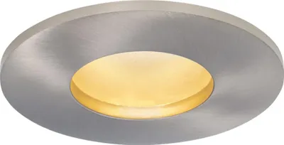 Image de HOFTRONIC - Spot LED encastrable plat 6W 570 lumen 2700K IP44 inox