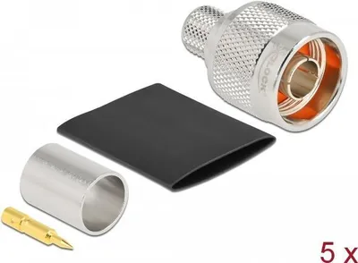 Image de DELOCK N Stecker zum Crimpen LMR 400 mit passendem Schrumpfs