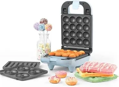Produktbild von Waffeleisen mit Wechselplatten - Waffeleisen mit abnehmbaren Platten - Waffeleisen 3-in-1