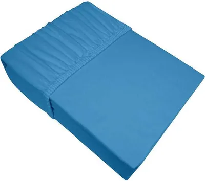 Produktbild von Spannbettlaken, mit Gummiband, Jersey, dick 140x200 Hellblau