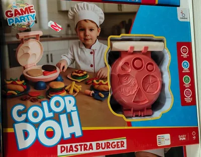 Productafbeelding van Spelfeestje: Plastiline, Hamburger En Pan