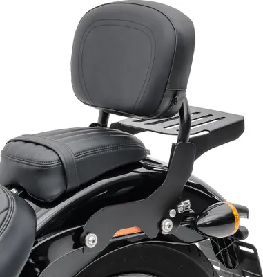 Obrázok produktu pre Sissy bar s nosičom batožiny pre Harley Fat Bob 10-17 black CXS
