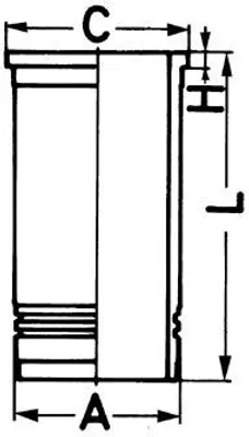 Produktbild von KOLBENSCHMIDT Zylinderlaufbuchse 88318110 8mm 200mm 104mm