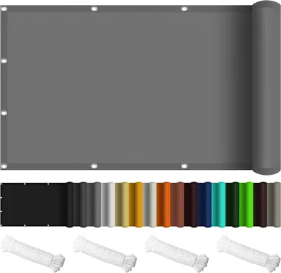 Immagine prodotto di Telo parasole impermeabile - Tenda da sole per esterno - Protezione solare per giardino - 98% di protezione dai raggi UV - 160 x 360 cm - Grigio chiaro