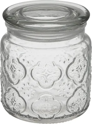 Immagine prodotto di Vaso in vetro con coperchio DOLCE, 450 ml