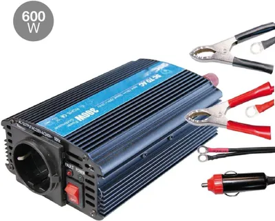 Imagen del producto de Convertidor de 12 V a 230 V - 300 W - Convertidor de voltaje compacto para vehículos y camping