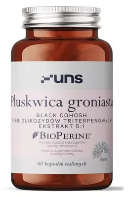 Produktbild von UNS Traubensilberkerze + BioPerine 60 k
