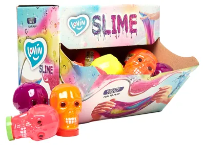 Obrázek produktu pro Glutek Slime Czaszka 100 ml - Rozciągliwa masa do zabawy