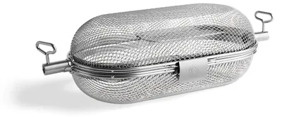 Produktbild von BURNHARD® Edelstahl Drehspieß Grillkorb, 5,8 L