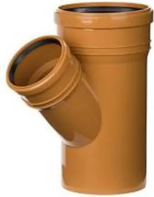 Obrázok produktu pre T-kus 110/110/45'' oranžový – HP/T14OR