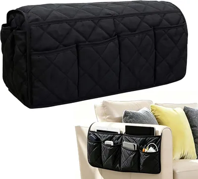 Produktbild von Sofa-Organizer für die Armlehne mit 14 Taschen, schwarz
