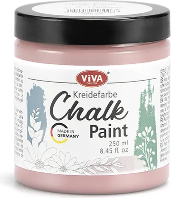 Produktbild von VIVA DECOR - Chalk Paint Kreidefarbe 250 ml - Powder Pink