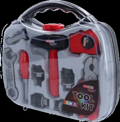 Productafbeelding van KS Tools 100203, Kindgereedschapset met gereedschapskist, 3 stuks