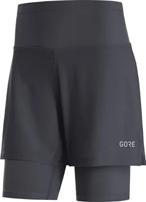 Obrázek produktu pro Cyklistické kraťasy GORE bez popruhů - R5 2IN1 - černé XS