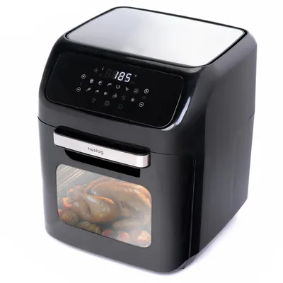 Immagine prodotto di Friggitrice ad aria Huslog Air Fryer da 12 l, 1800 W, forno con 12 programmi, girarrosto e essiccatore